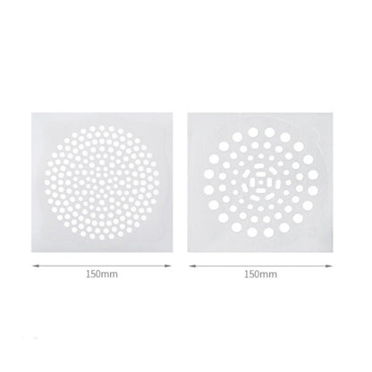 FASOLA 15pcs /Bag Sink Disposable Filter Sewer Mouth Non-woven Floor Drain Sticker, Small Hole, Large Hole