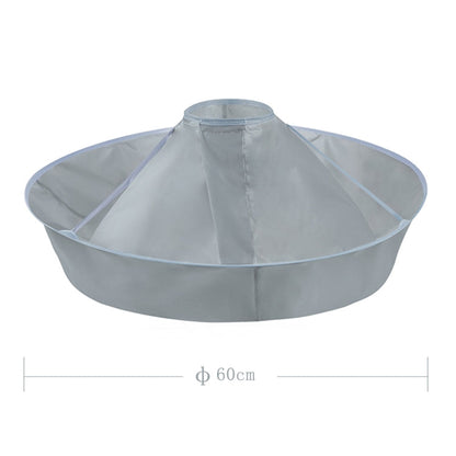 PE Material Haircut Cape 60cm Umbrella Design Salon Hairdressing Cloak For Hair Dye Perm, PE