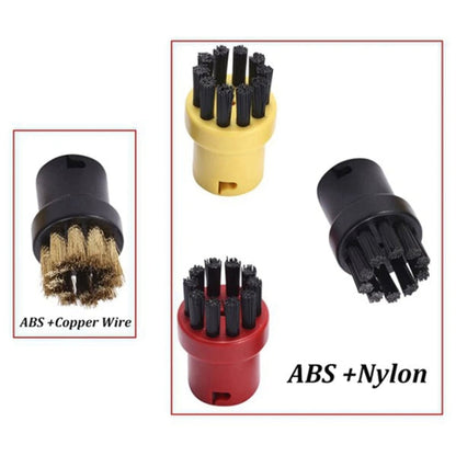 Steam Brush Heads Steamer Accessories For Karcher SC1 / SC2 / SC3 / SC4 / SC5, Copper Brush, Black, Yellow, Red