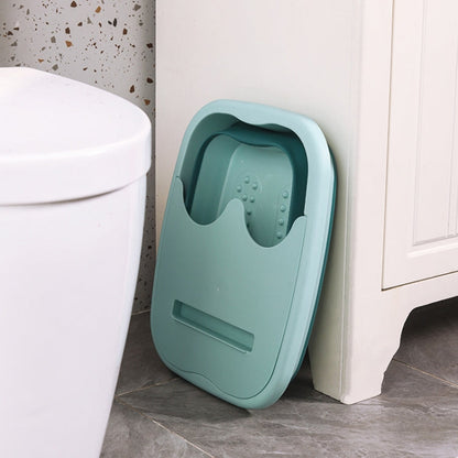 15L Foldable Foot Bath Bucket Foot Massage Wash Basin, Without Lid Gray, Without Lid Pink, Without Lid Green, With Lid Pink, With Lid Green