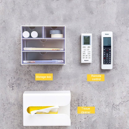 Non-Marking Self-Adhesive Plug Holder No Hole Wall Mounted Cable Organizer For Home Use