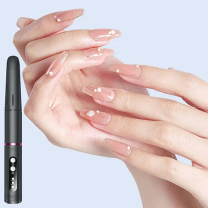 HX-08 USB Charging Portable Manicure Remover and Polisher Home Nail Art Tools, HX-08 (Grey)