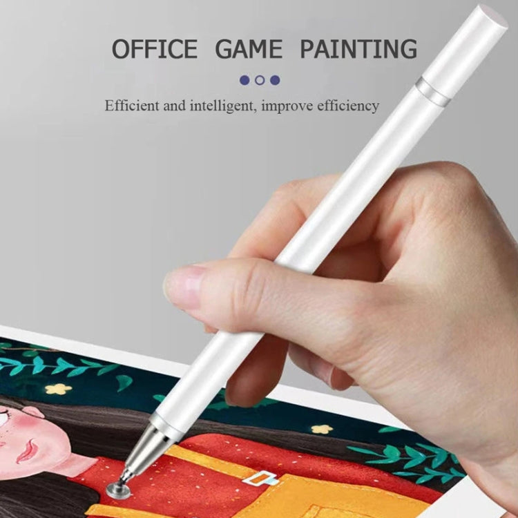 Plastic Stylus With Round Disc Clip Capacitive Pen Cell Phone Stylus