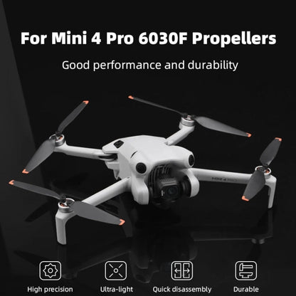 Drone Propeller Blades 6030F Props Replacement Parts, For DJI Mini 4 Pro 2pairs, For DJI Mini 4 Pro 4pairs