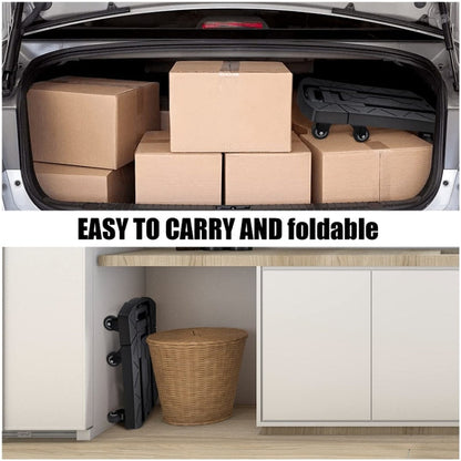 Folding Hand Trolley Portable Luggage Handling Turtle Cart