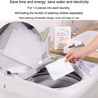 35pcs /Box KINBATA Anti-Dyeing And Anti-Color Transfer Laundry Color Absorbent Tablets