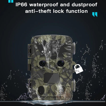 H8201 4K Dual Lens Infrared Camera 32MP HD Night Vision Monitoring Animal Field Outdoor Camera, H8201