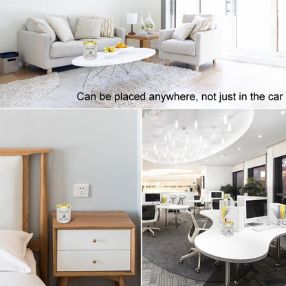 3pcs Car Aromatherapy Long-lasting Light Fragrance Solid Balm