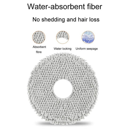 For Ecovacs X2 / X2 Pro Vacuum Cleaner Accessories, Roller Brush, Side Brush White, Side Brush Black, Mop, Dust Bag, Filter