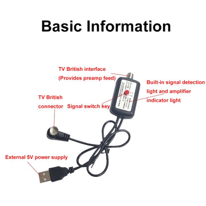 Secondary Signal Switcher High Gain Signal Boost Amplifier