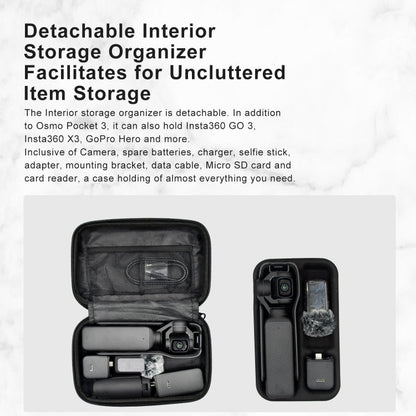 For DJI Osmo Pocket 3 aMagisn Small Organizer Bag Sports Camera Protective Accessories, For DJI Osmo Pocket 3