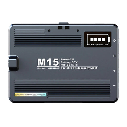 Rechargeable Pocket Light Mini Photography Light LED Outdoor Shooting Supplementary Light, Desiontal M15 3 Color Temperature, Desiontal M16 RGB