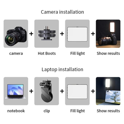 Rechargeable Pocket Light Mini Photography Light LED Outdoor Shooting Supplementary Light, Desiontal M15 3 Color Temperature, Desiontal M16 RGB