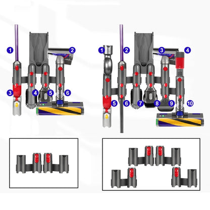 For Dyson V7 V8 V10 V11 V12 V15 Vacuum Cleaner Storage Rack Extension Bracket, Style 2