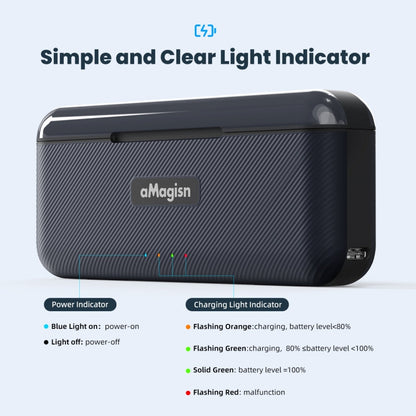 For DJI Action 4 / 3 aMagisn Fast Charge Charging Box Charger Sports Camera Accessories, For DJI Action 4 / 3