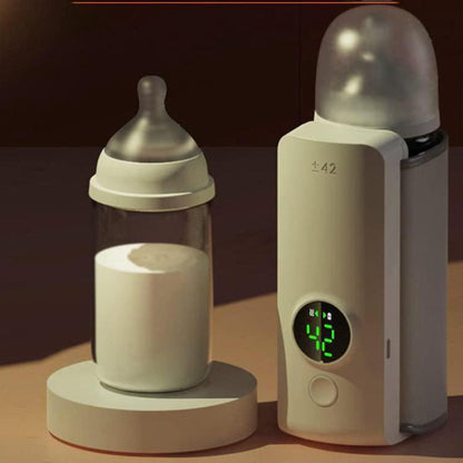 18W 6000mAh Baby Bottle Warmer With Digital Display 6 Levels Temperature Adjustment, NNQ-2