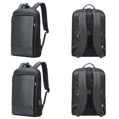 Bopai First-Layer Cowhide Business Commuter Waterproof And Lightweight Laptop Backpack, 61-122721