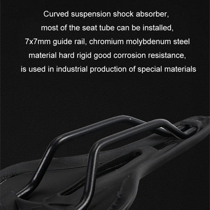 TOSEEK Mountain Bike Saddle Road Bicycle Seat Accessories, Black, Red, Black Red, Black Yellow