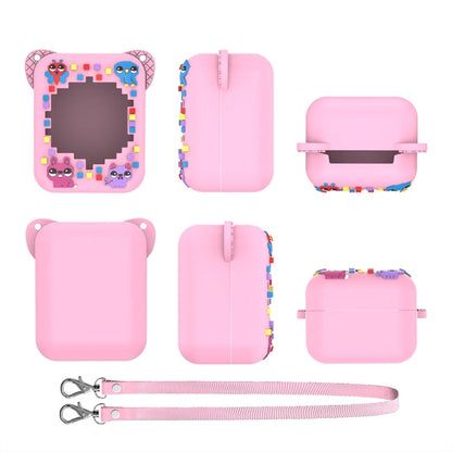 For Bitzee Electronic Pet Machine Silicone Protective Case, Blue, Light Purple, Pink, Mint Green