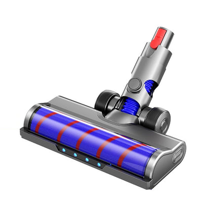 Vacuum Cleaner Soft Velvet Floor Brush Head with LED Lighting Independent Motor, For Dyson V7 V8 V10 V11 V15 V8 Slim, For Dyson V10 Slim V12 Slim, For Dyson V6