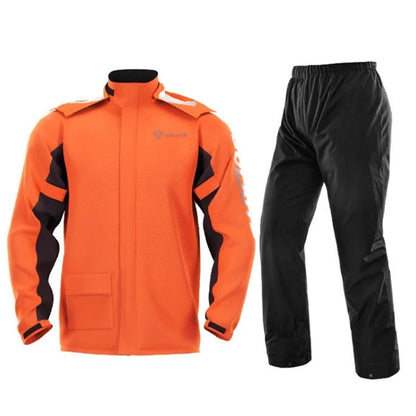 SULAITE Outdoor Motorcycle Riding Full Body Split Raincoat Suit, L, XL, XXL, XXXL, M