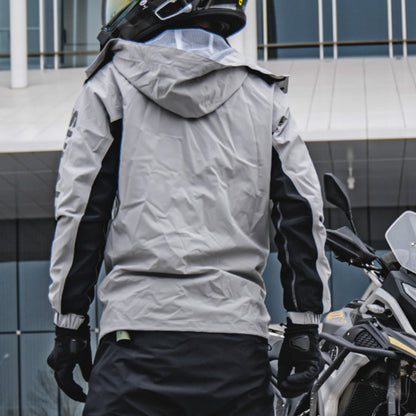 SULAITE Outdoor Motorcycle Riding Full Body Split Raincoat Suit, L, XL, XXL, XXXL, M