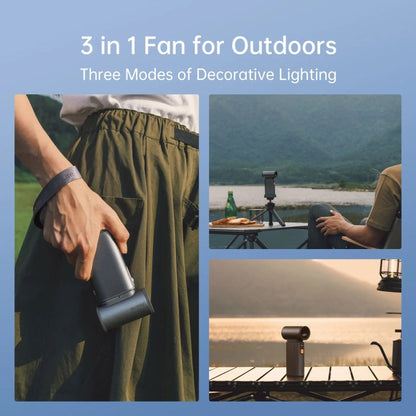 JisuLife FA55 Handheld Portable Small Fan Mini Rechargeable Electric Fan
