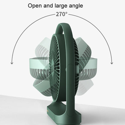 JisuLife FA19 4000mAh Wireless Rechargeable Desktop Mini Fan Silent Portable Fan