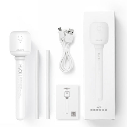 JisuLife JB07 Wireless High Mist Portable Humidifier, No Water Tank, White 1100mAh, White 2200mAh