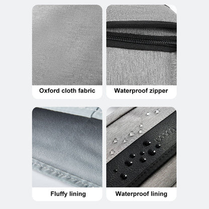 For DJI Mini 4 Pro Baona BN-H016 Portable Waterproof Crossbody Drones Storage Bag, Grey, Black