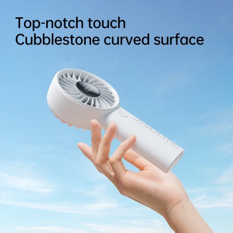JisuLife Life4 Handheld Portable Small Rechargeable Fan, 3600mAh Gray, 3600mAh Black, 3600mAh Pink, 5000mAh Gray, 5000mAh Black, 5000mAh Pink