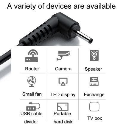JINGHUA U550C USB To DC Charging Cable Small Appliance Power Cord, 3.5mm, 5.5mm
