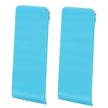 For Nintendo Switch Console 2pcs Replacement Kickstand Back Shell Holder, Transparent White, Black, White, Red, Blue