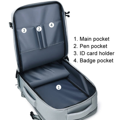 WEIXIER B722 Simple Style Large Capacity Travel Multifunctional Backpack