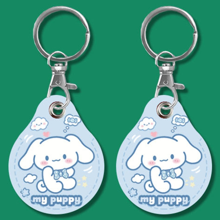 2pcs Cute Sensor Access Door Card Cover Keychain Elevator Water Drops Round Key Holder, Crocodile Bara, Lina Belle, Congratulations, Bow Tie Bear, English Winnie the Pooh, English Lotso, Melody, Cute Cinnamoroll, White Mickey Head, Muffled Pooh Bear   ...