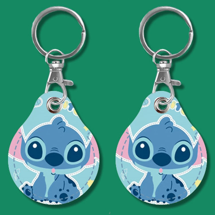 2pcs Cute Sensor Access Door Card Cover Keychain Elevator Water Drops Round Key Holder, Crocodile Bara, Lina Belle, Congratulations, Bow Tie Bear, English Winnie the Pooh, English Lotso, Melody, Cute Cinnamoroll, White Mickey Head, Muffled Pooh Bear   ...