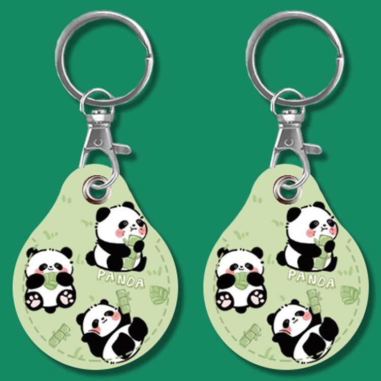 2pcs Cute Sensor Access Door Card Cover Keychain Elevator Water Drops Round Key Holder, Crocodile Bara, Lina Belle, Congratulations, Bow Tie Bear, English Winnie the Pooh, English Lotso, Melody, Cute Cinnamoroll, White Mickey Head, Muffled Pooh Bear   ...