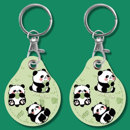 2pcs Cute Sensor Access Door Card Cover Keychain Elevator Water Drops Round Key Holder, Crocodile Bara, Lina Belle, Congratulations, Bow Tie Bear, English Winnie the Pooh, English Lotso, Melody, Cute Cinnamoroll, White Mickey Head, Muffled Pooh Bear   ...
