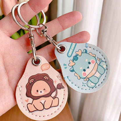 2pcs Cute Sensor Access Door Card Cover Keychain Elevator Water Drops Round Key Holder, Crocodile Bara, Lina Belle, Congratulations, Bow Tie Bear, English Winnie the Pooh, English Lotso, Melody, Cute Cinnamoroll, White Mickey Head, Muffled Pooh Bear   ...