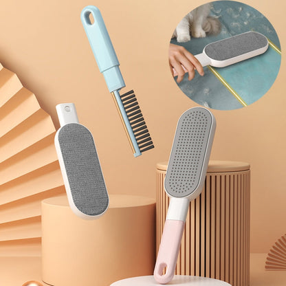 4 In 1 Static Hair Remover Brush Multi-functional Lint Clothes Hairball Remover Clean Pet Hair Tool