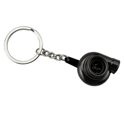 Car Tuning Accessories Turbo Keychain Decorative Pendant, Large Black, Large Gold, Large Bronze, Small Black, Small Gold, Small Green Antique