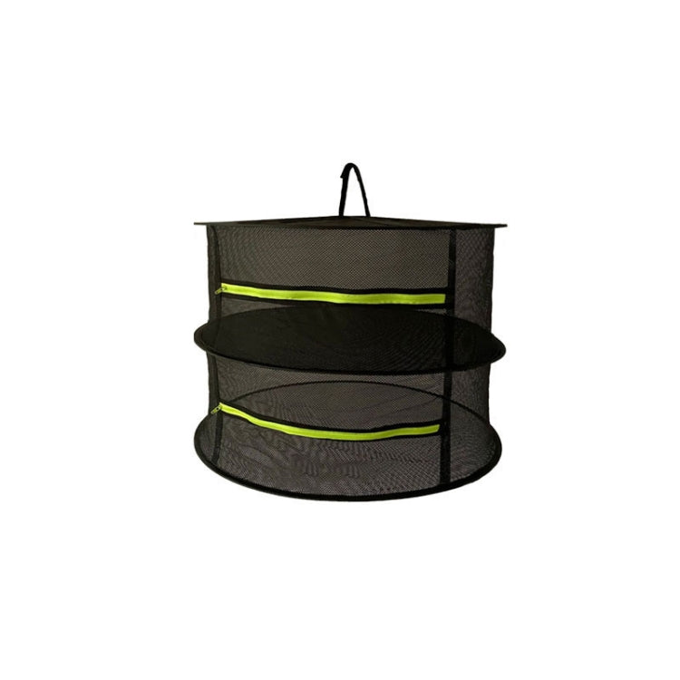 60cm Foldable Hanging Herb Plant Drying Net With Zipper, 2 Layer, 4 Layer, 6 Layer, 8 Layer