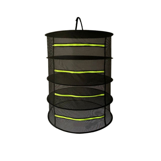 60cm Foldable Hanging Herb Plant Drying Net With Zipper, 2 Layer, 4 Layer, 6 Layer, 8 Layer