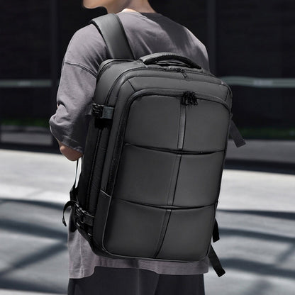 WEIXIER B724 Business Large Capacity Double-Shoulder Commuter Computer Bag Expandable Travel Backpack