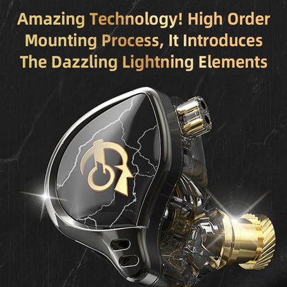3.5mm Mobile Phone Earphones Sports In-Ear Pluggable Stage Earphone, QKZ HBB With Microphone, QKZ HBB Standard