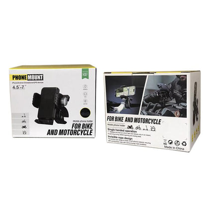 Bicycle Motorcycle Shock Absorption Mobile Phone Holder Gravity Navigation Mount