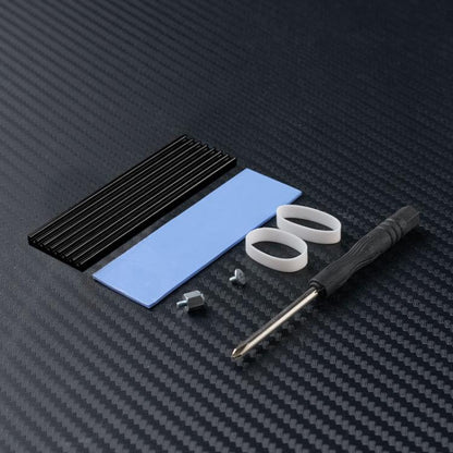 FinalCool M.2 2280 NVMe SSD Heat Sink Solid State Drive Radiator, XN80 M.2 2280 Gold, XN80 M.2 2280 Black