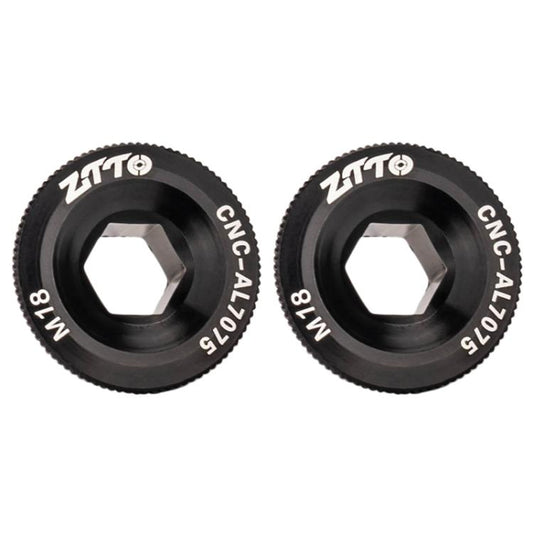 2pcs ZTTO Bicycle Aluminum Alloy Crank Cover Mountain Bike Crank Screws, M18 Black, M18 Red, M18 Blue, M19 Black, M19 Red, M19 Blue, M20 Black, M20 Red, M20 Blue