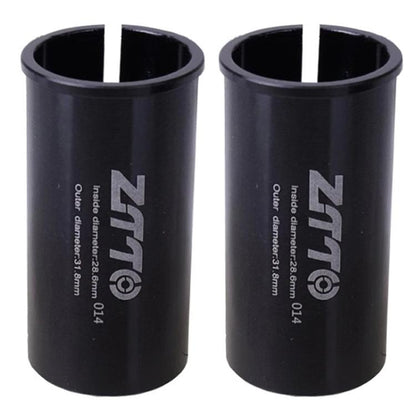 2pcs ZTTO Bicycle Seat Post Conversion Sleeve Reducer Cover, 28.6-31.8mm 014, 30.9-36mm 015, 31.6-33.9mm 016, 22.2-25.4mm 017, 33.9-34.9mm 018, 25.4-28.6mm 002
