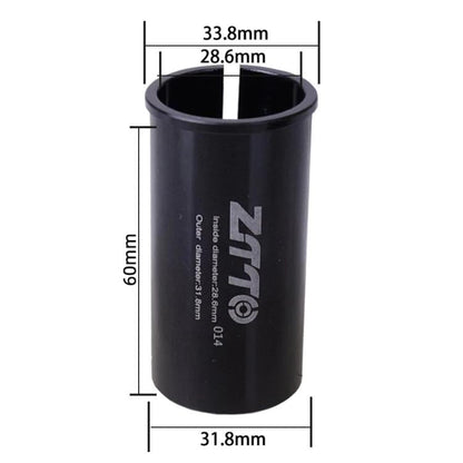 2pcs ZTTO Bicycle Seat Post Conversion Sleeve Reducer Cover, 28.6-31.8mm 014, 30.9-36mm 015, 31.6-33.9mm 016, 22.2-25.4mm 017, 33.9-34.9mm 018, 25.4-28.6mm 002